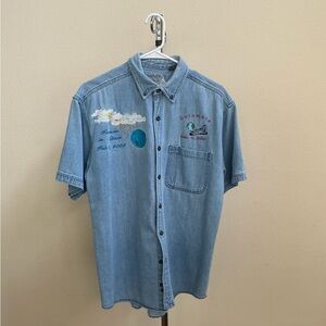 Men's Blue Denim Shirt